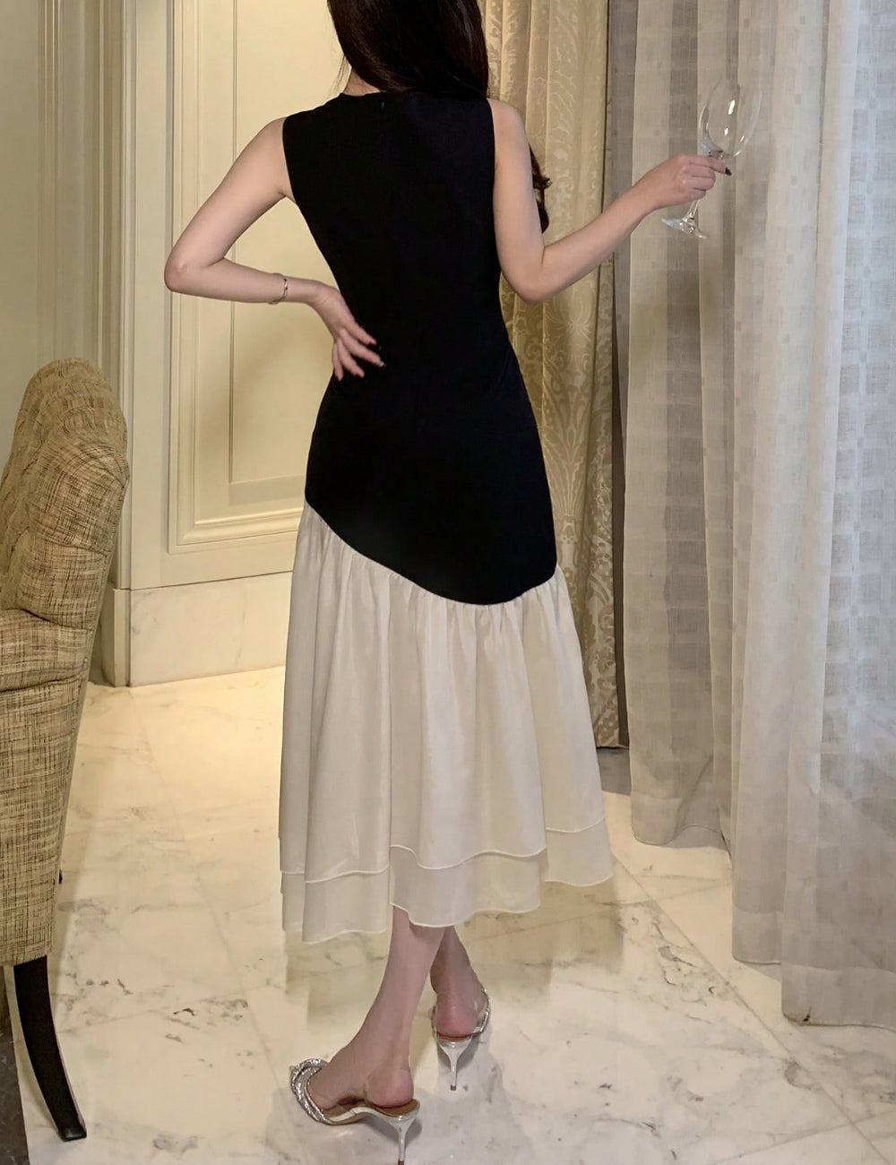 Rochie maxi SHEIN, mix culori