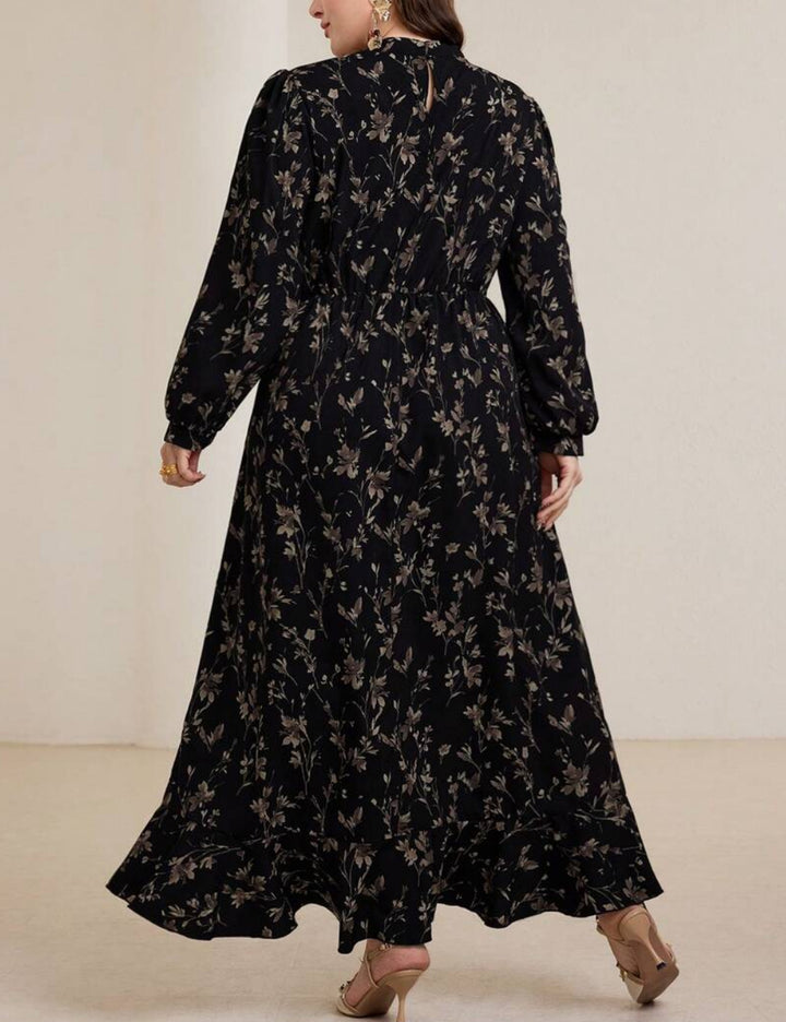 Shein Curve+ maxi ruha, vegyes színek
