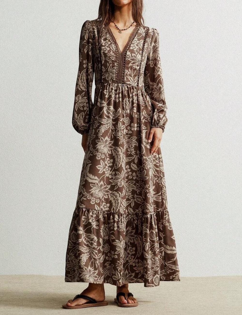 Shein Curve+ maxi ruha, vegyes színek