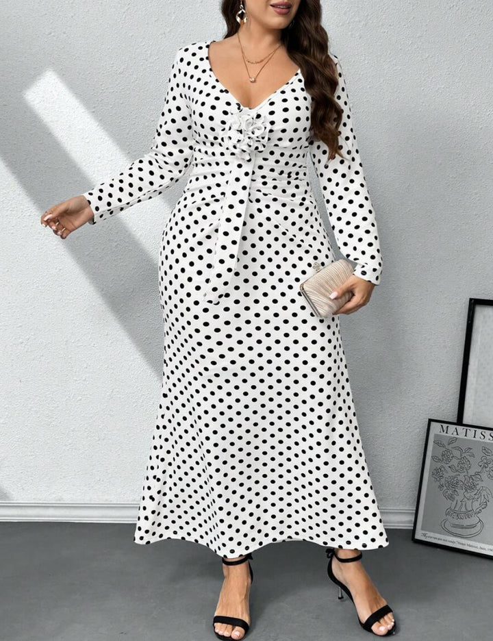 Shein Curve+ maxi ruha, vegyes színek