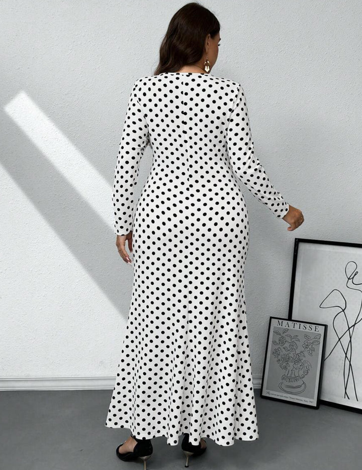 Shein Curve+ maxi ruha, vegyes színek