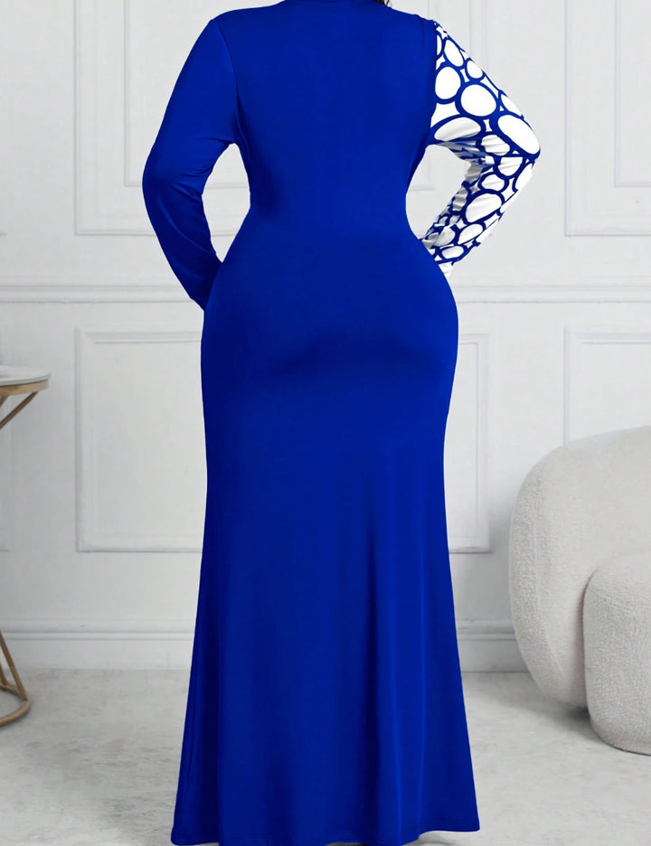 Shein Curve+ maxi ruha, vegyes színek