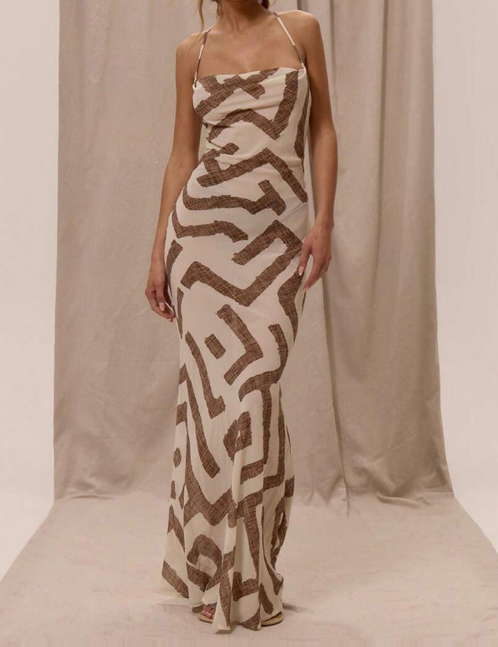Rochie maxi Shein, mix culori