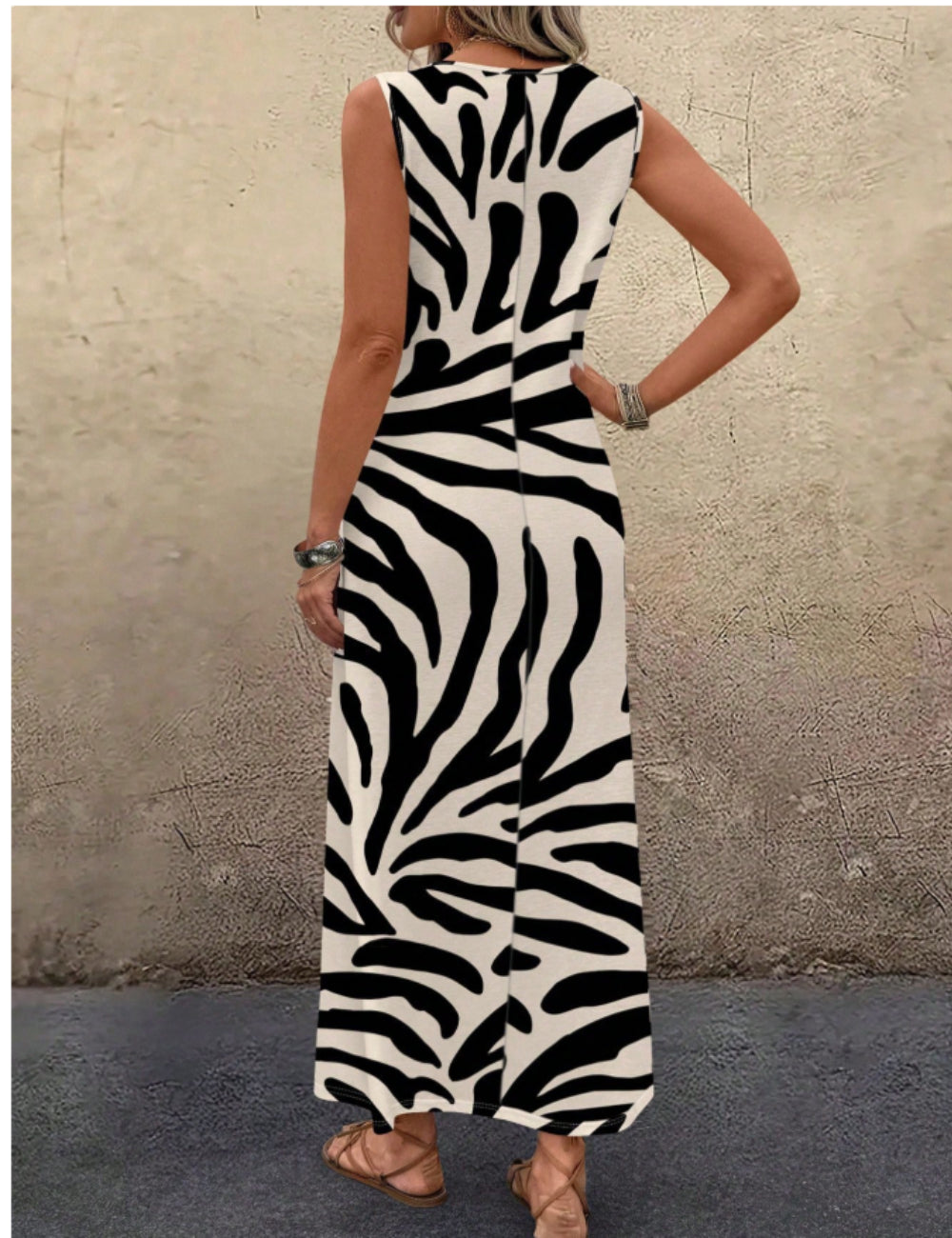 Shein Curve+ maxi ruha, vegyes színek