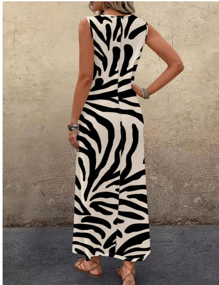 Shein Curve+ maxi ruha, vegyes színek