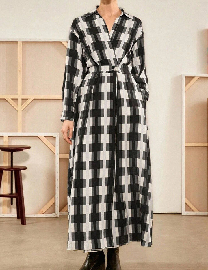 Rochie maxi Shein, mix culori
