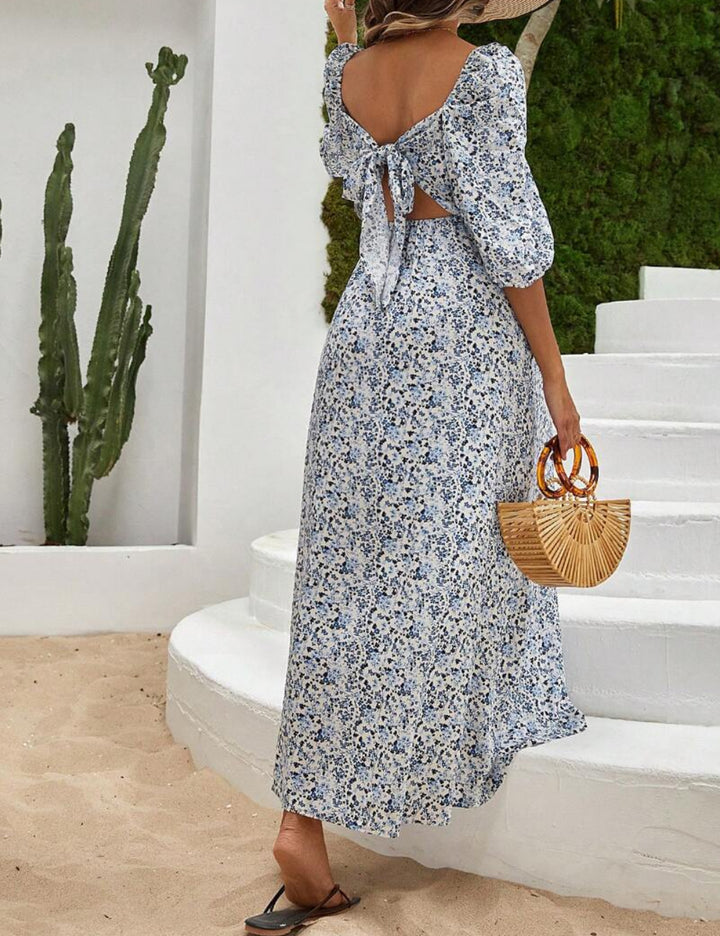 Rochie maxi Shein, mix culori