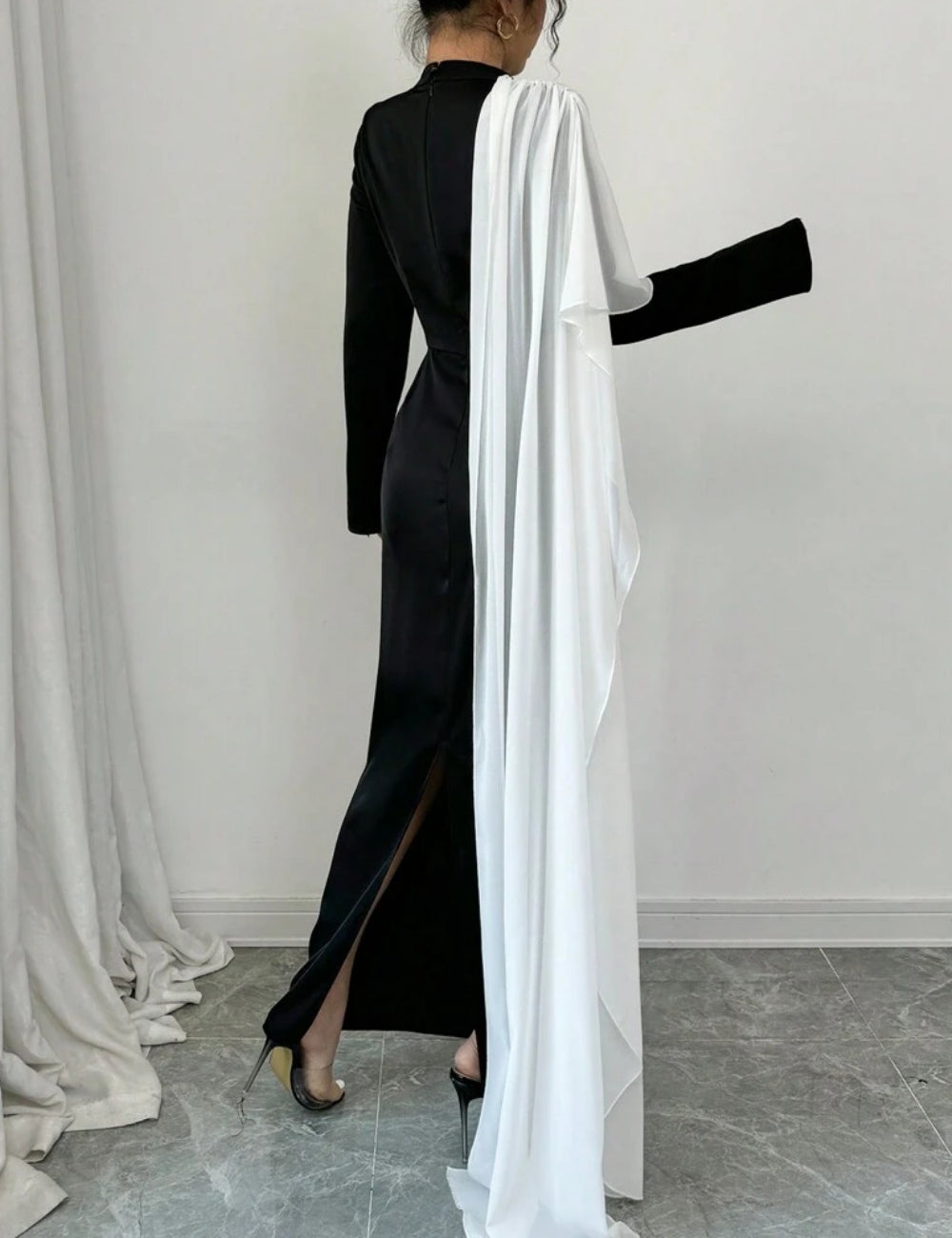 Rochie maxi Shein, mix culori