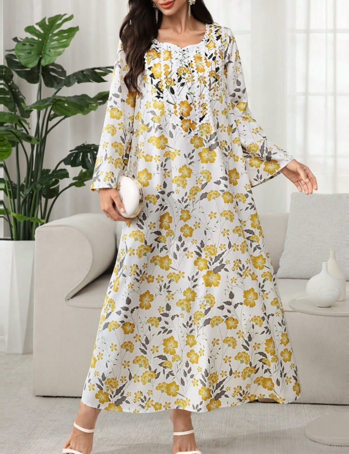 Rochie maxi Shein, mix culori