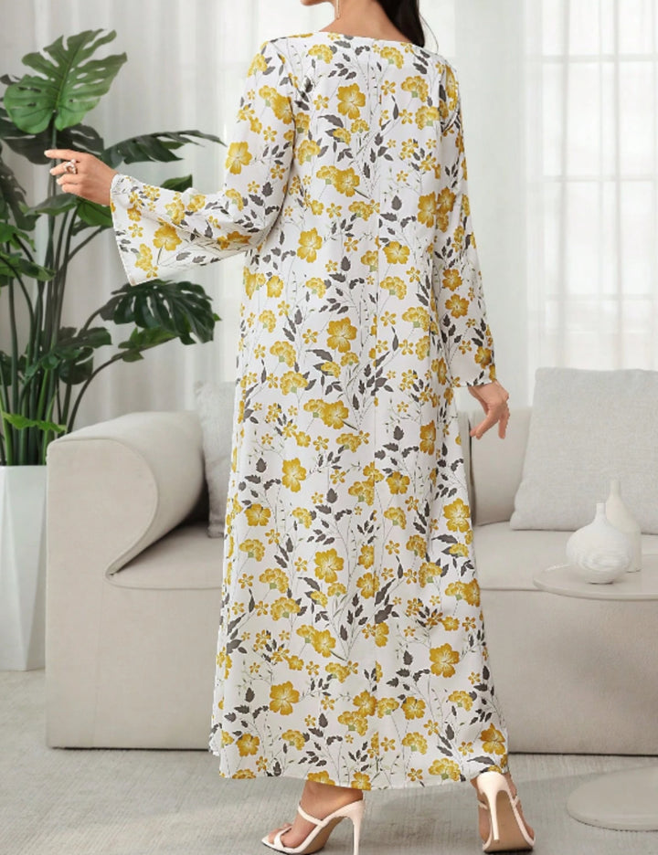 Rochie maxi Shein, mix culori