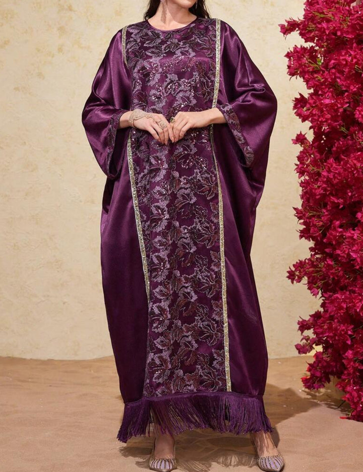 Shein maxi ruha, lila