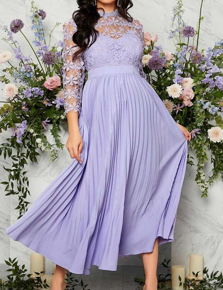 Shein maxi ruha, lila