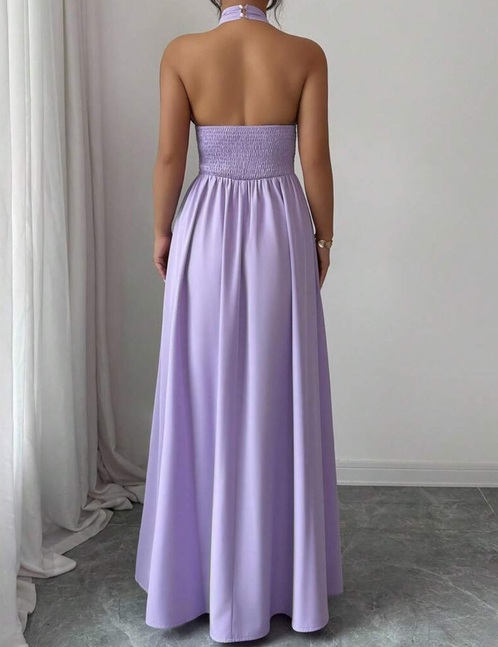 Shein maxi ruha, lila