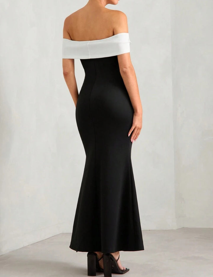 Shein maxi ruha, fekete
