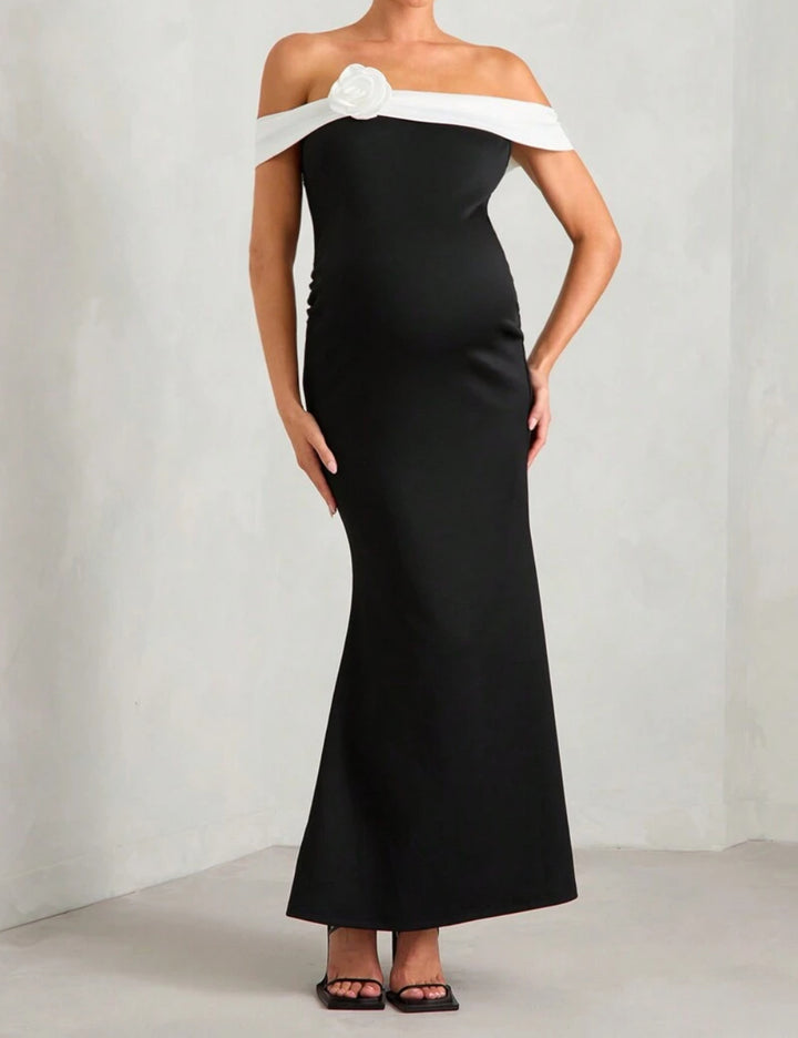 Shein maxi ruha, fekete