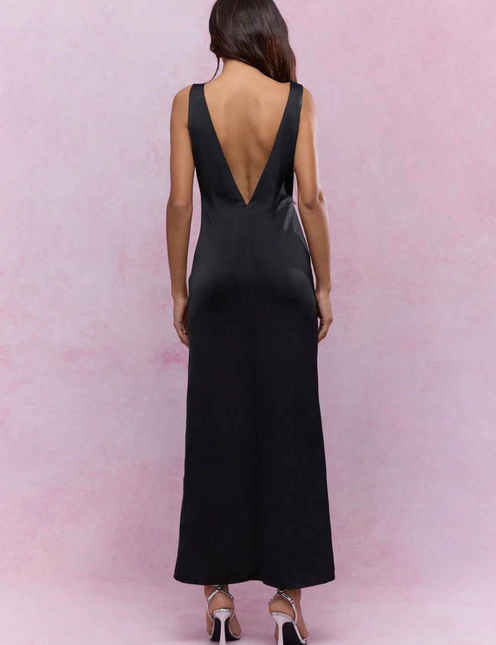 Rochie maxi Shein Missguided, negru