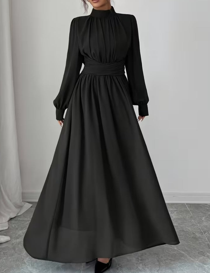 Shein maxi ruha, fekete
