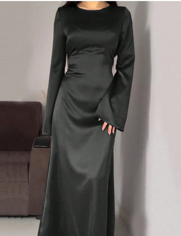 Shein maxi ruha, fekete