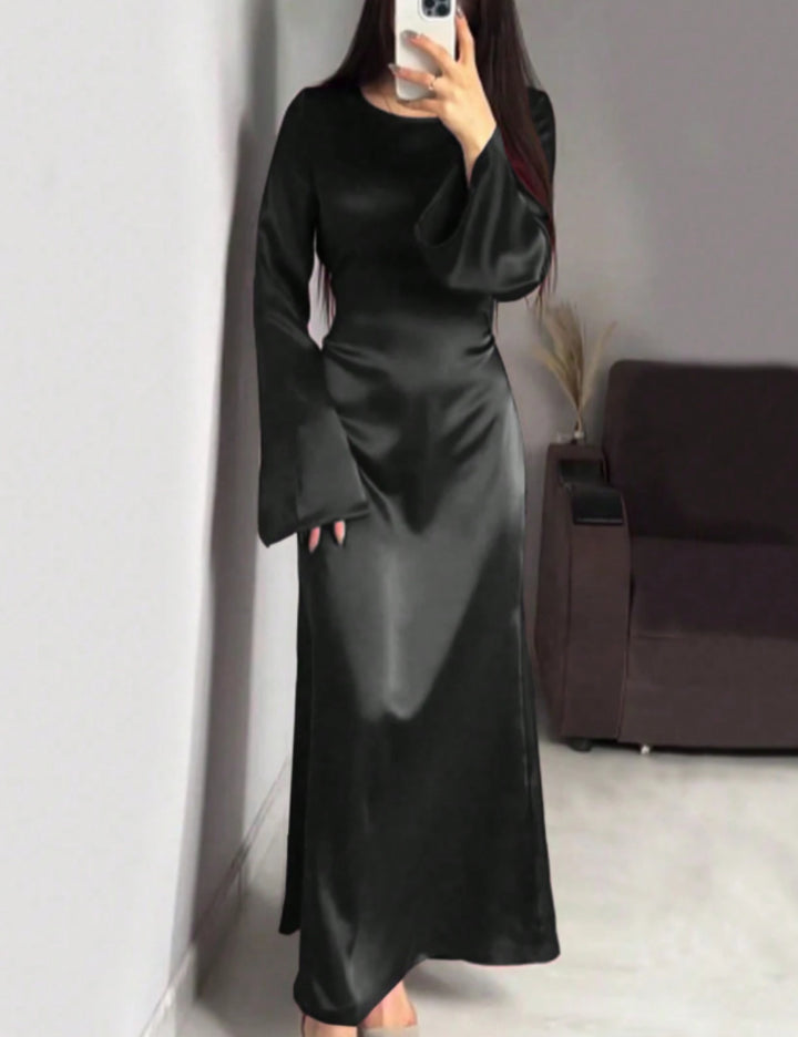 Shein maxi ruha, fekete