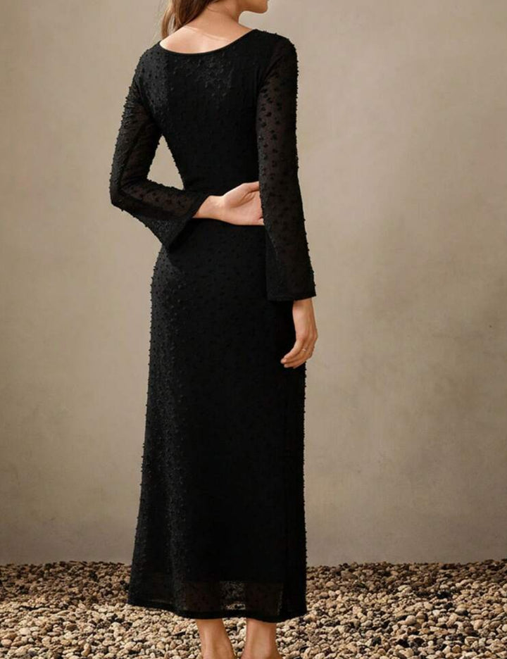 Shein maxi ruha, fekete