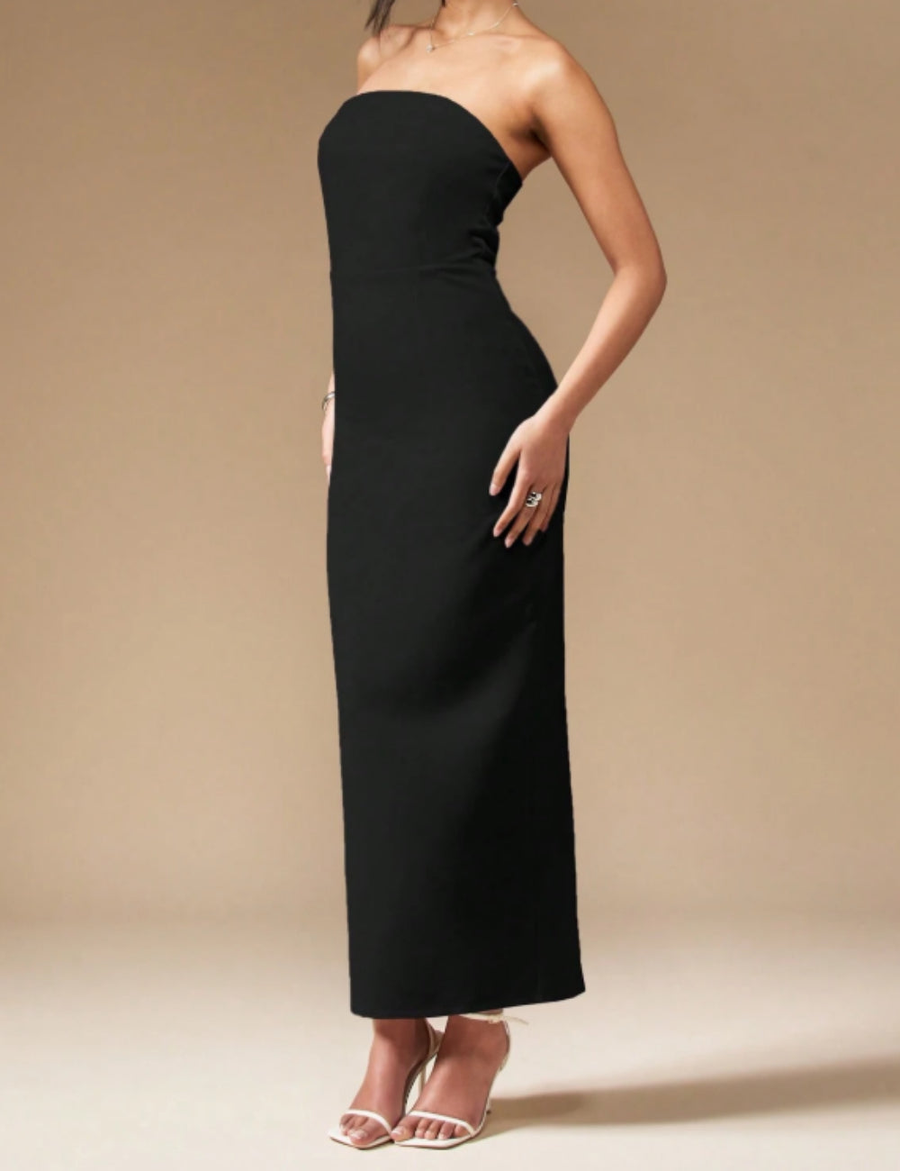 SHEIN maxi ruha, fekete