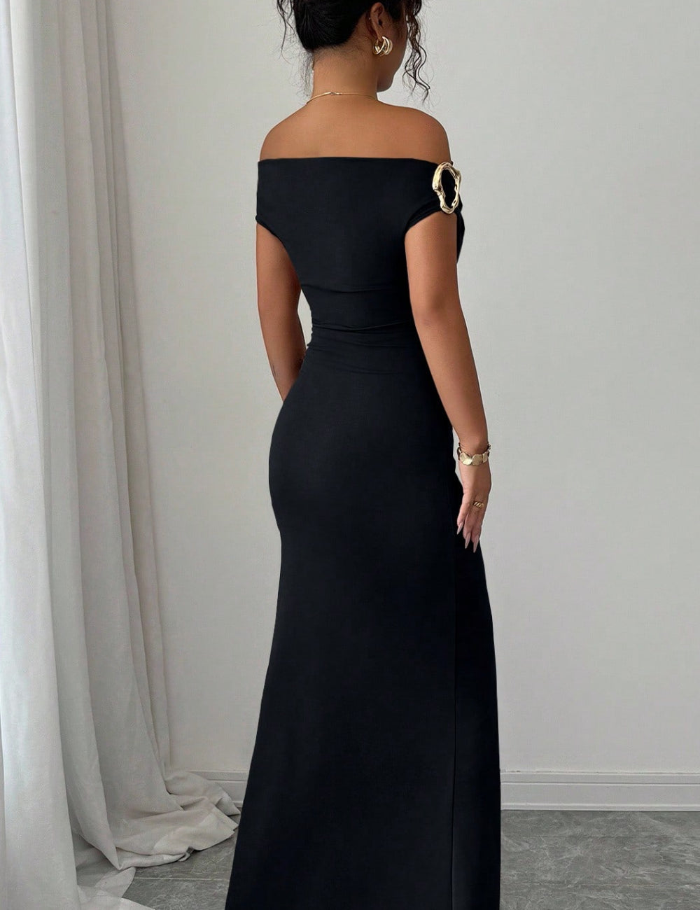 Rochie maxi Shein, negru