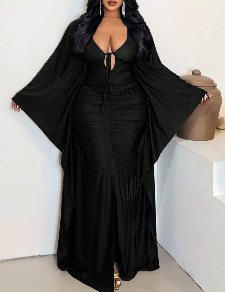 Shein Curve+ Black Maxi Dress