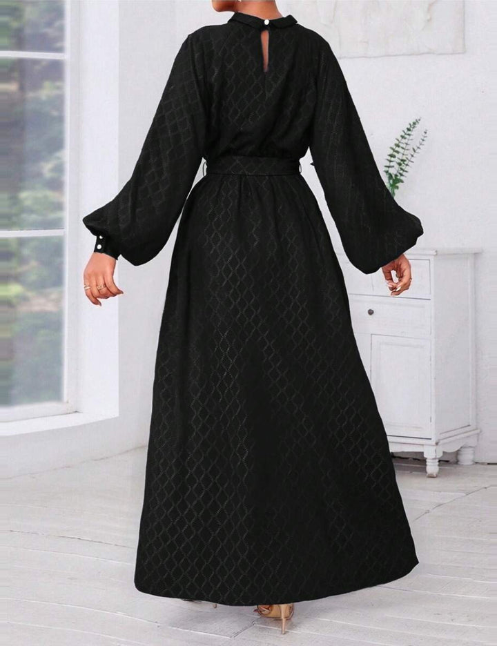 Shein maxi ruha, fekete