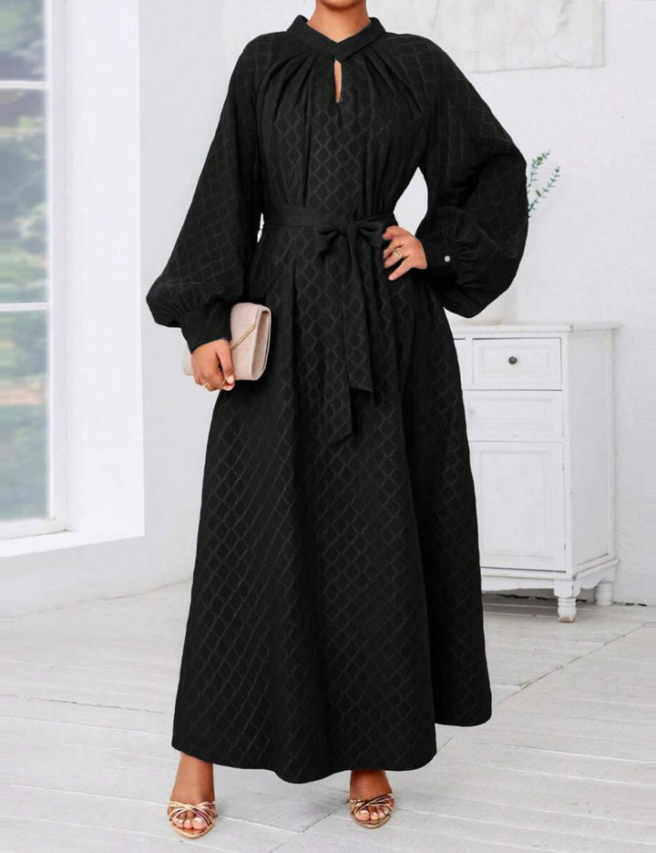 Shein maxi ruha, fekete