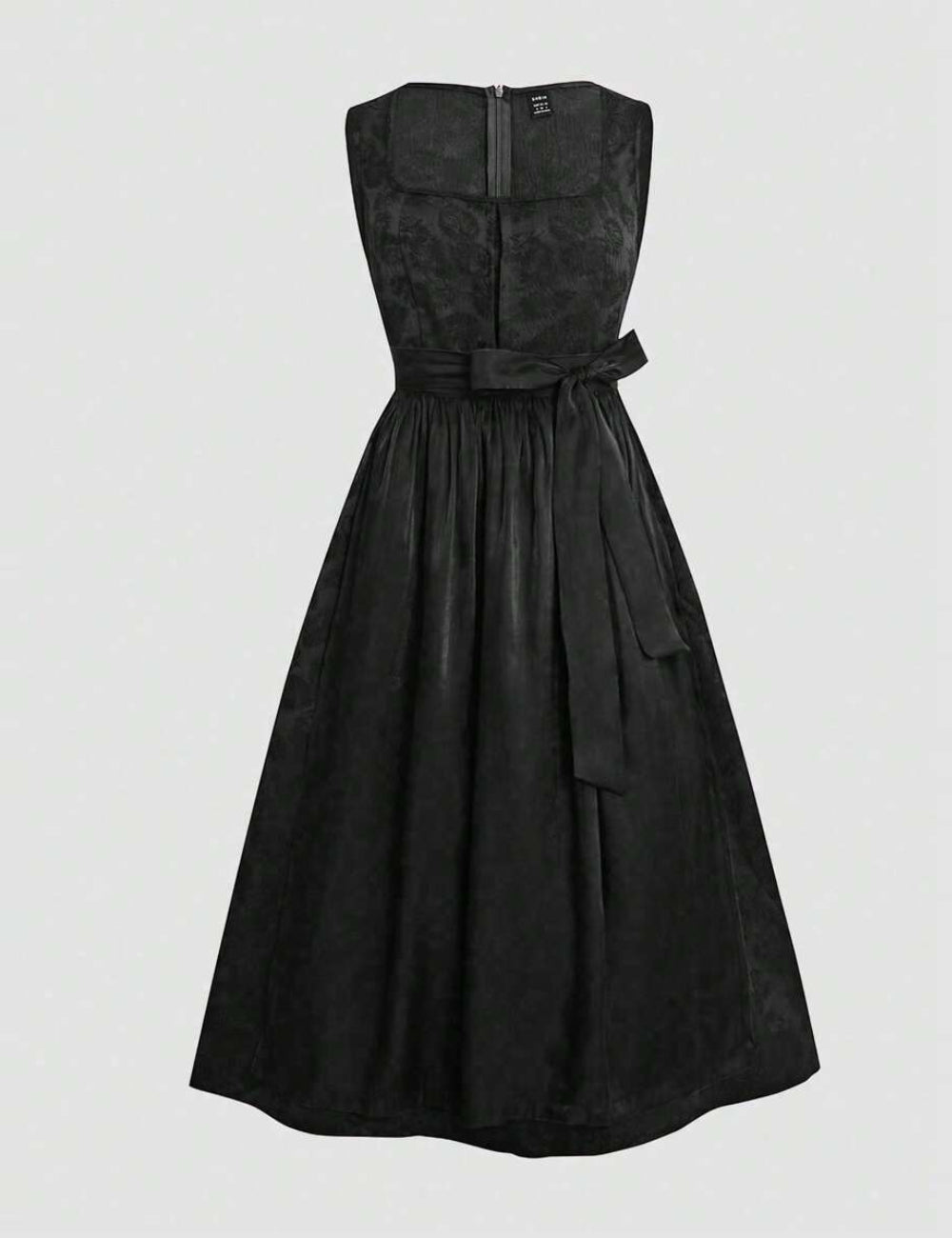 Shein maxi ruha, fekete