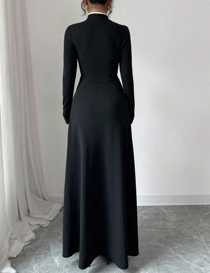 Shein maxi ruha, fekete