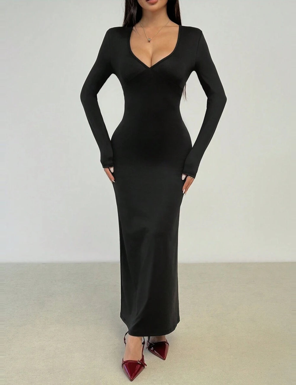 Rochie maxi Shein, negru