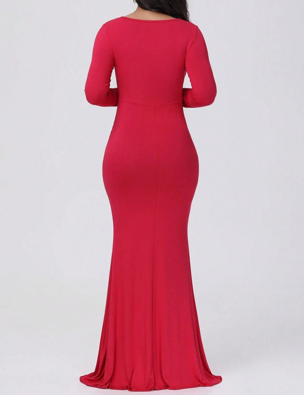 Shein maxi ruha, piros