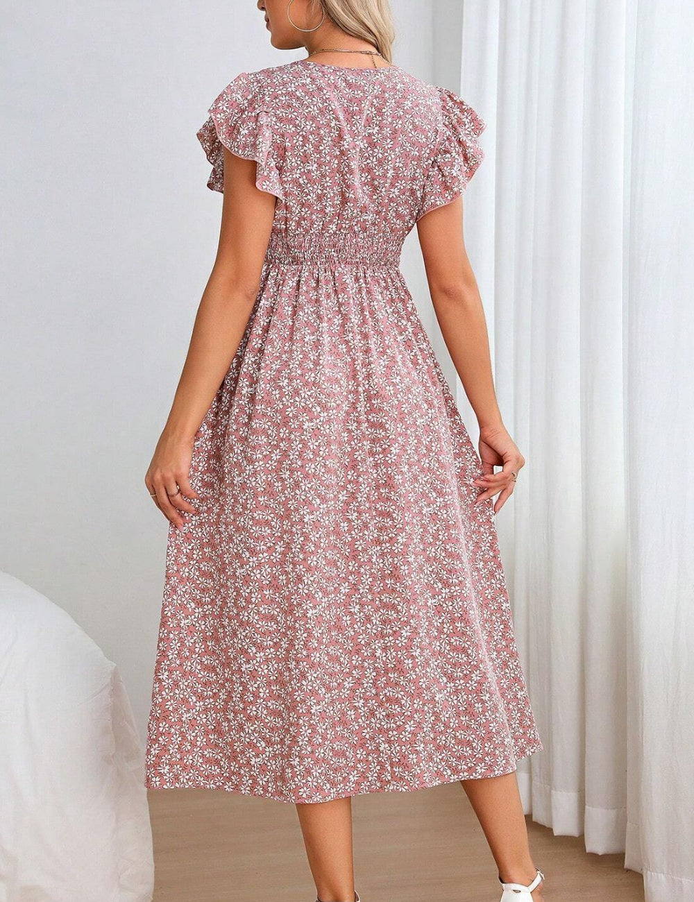 Rochie maxi Shein, roz