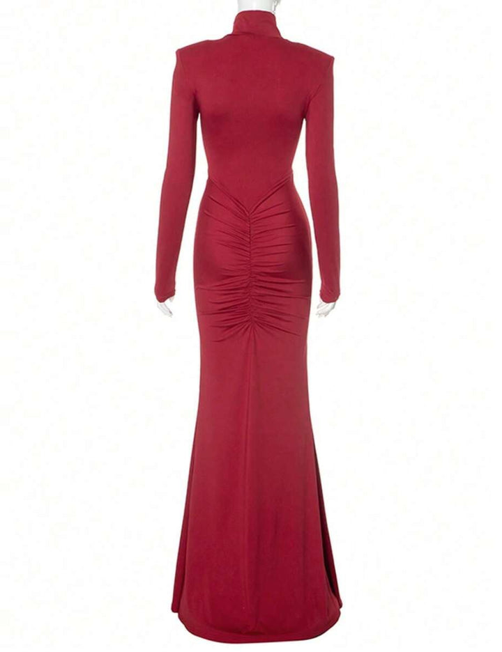 Shein maxi ruha, piros