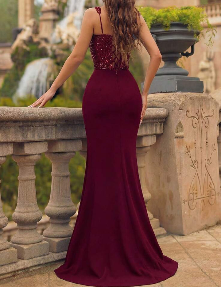 Shein maxi ruha, piros