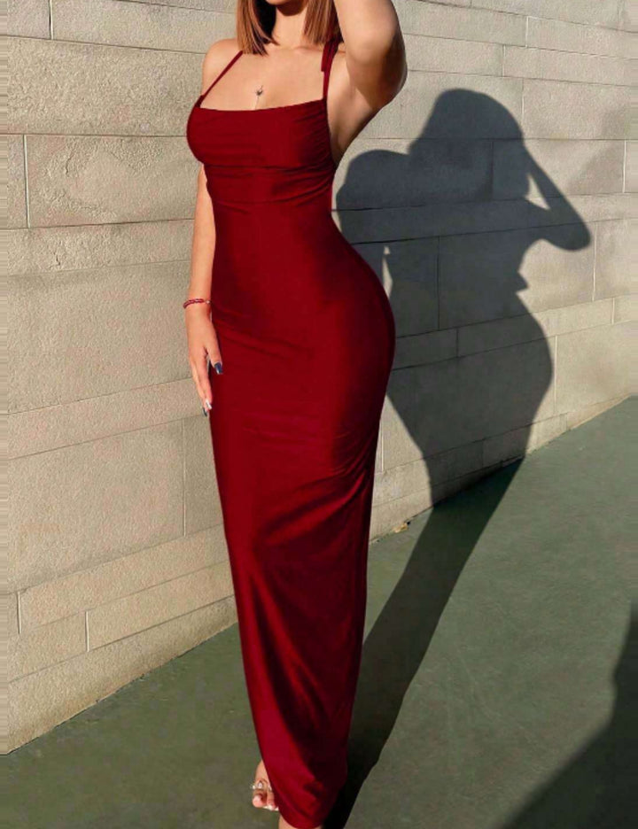 Rochie maxi Shein, roșu