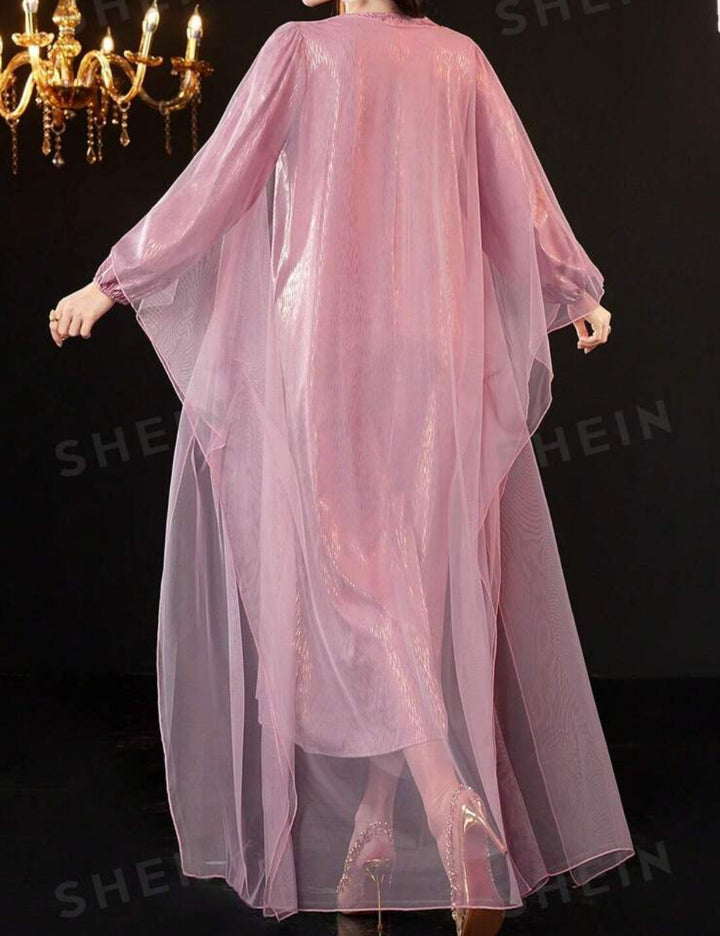 Rochie de ocazie Shein, roz