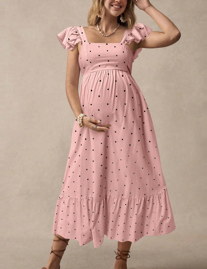 Shein maxi ruha, rózsaszín