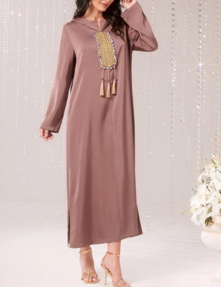 Shein maxi ruha, rózsaszín