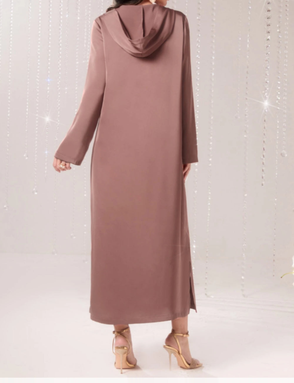 Shein maxi ruha, rózsaszín