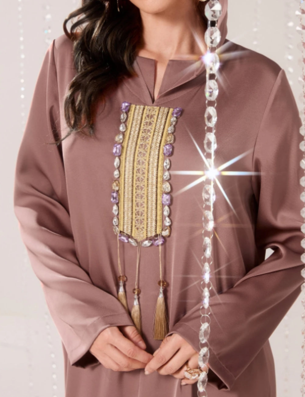 Shein maxi ruha, rózsaszín