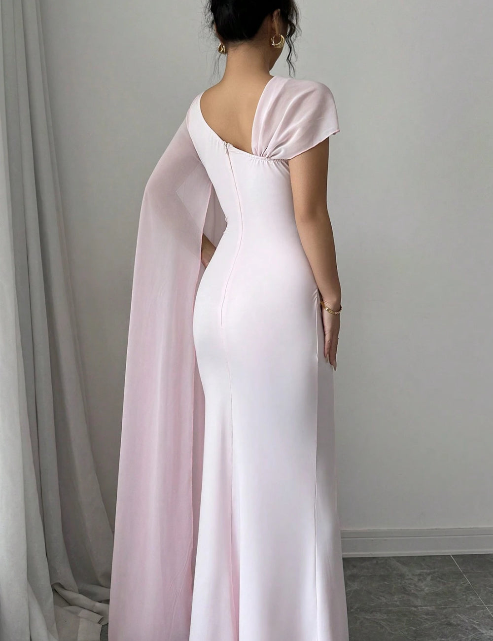 Shein maxi ruha, rózsaszín