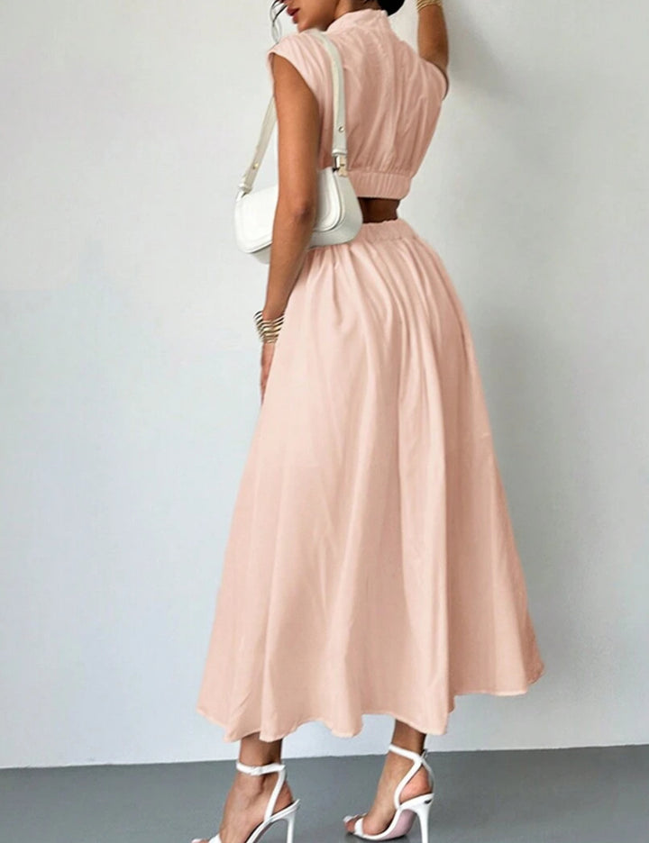 Rochie maxi Shein, roz