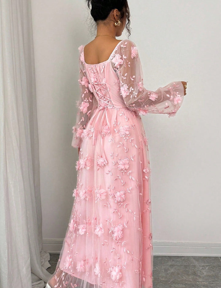 Rochie maxi Shein, roz