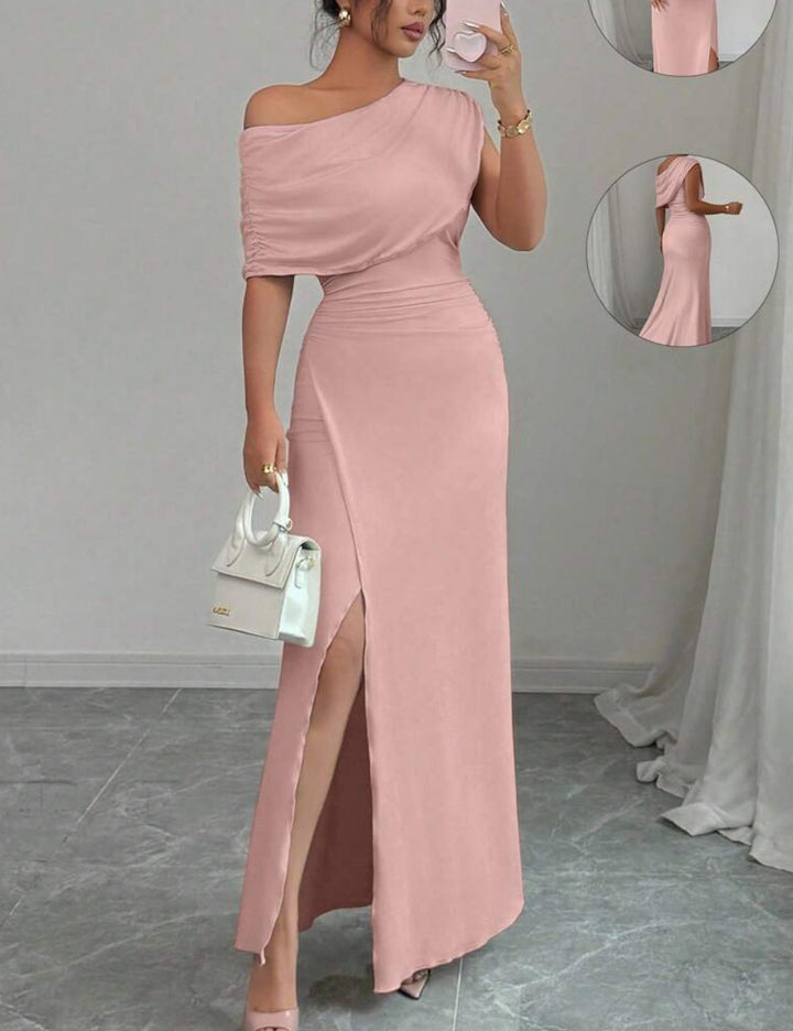 Shein maxi ruha, rózsaszín