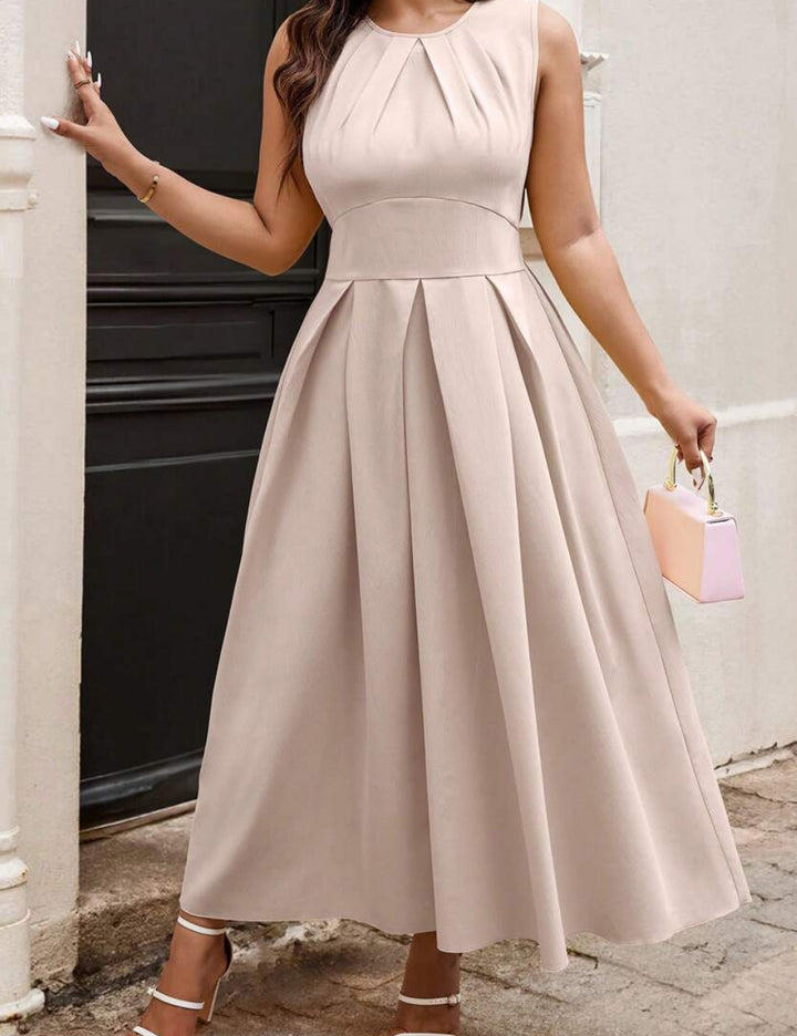 Shein Curve+ maxi ruha, rózsaszín