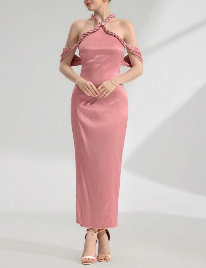 Rochie maxi Shein, roz