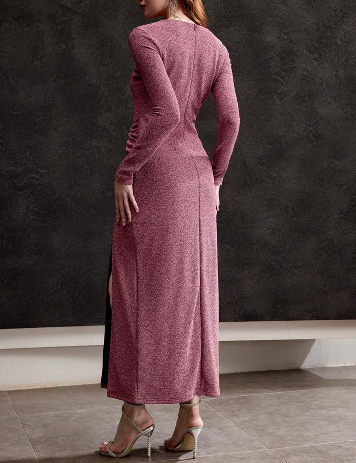 Rochie maxi Shein MOTF, roz