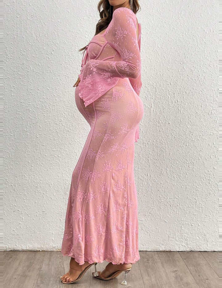Rochie maxi Shein, roz
